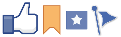 Facebook new design icons