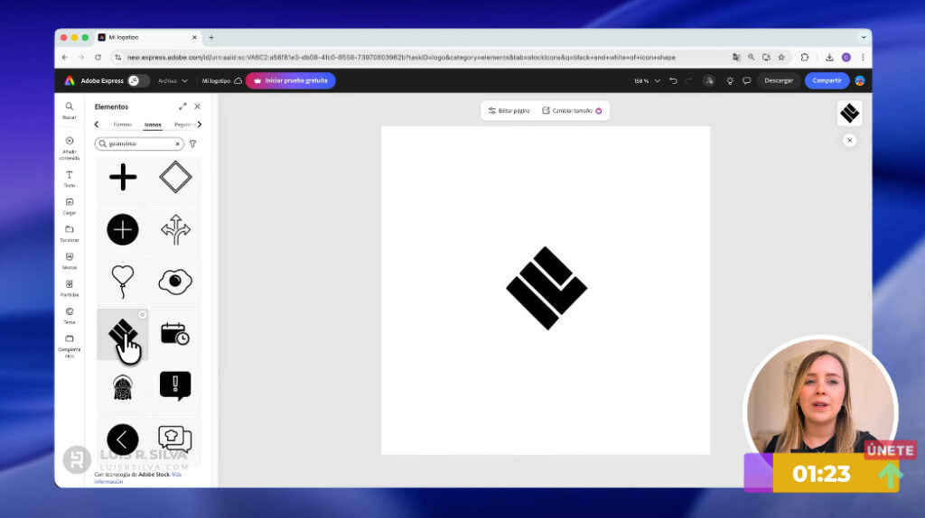 Elegir icono relacionado con tu sector para crear un logo