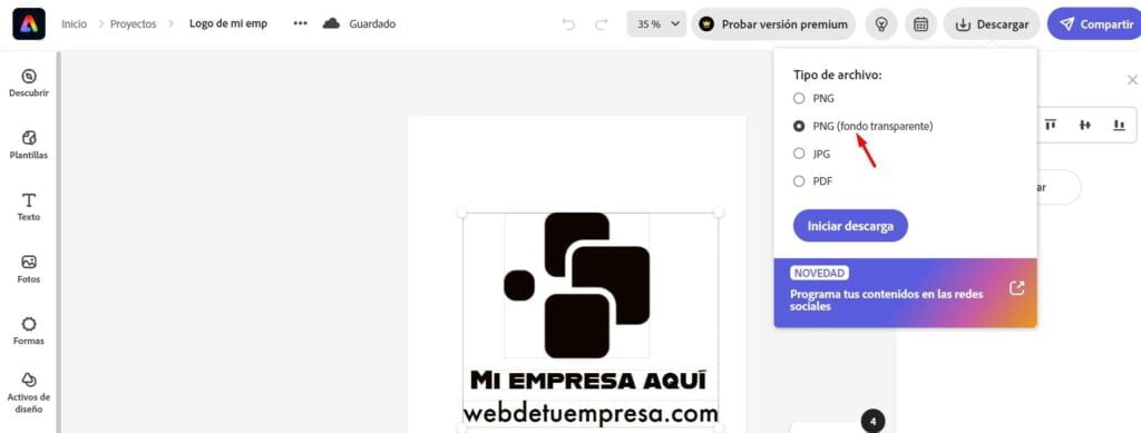 Crear un logo gratis
