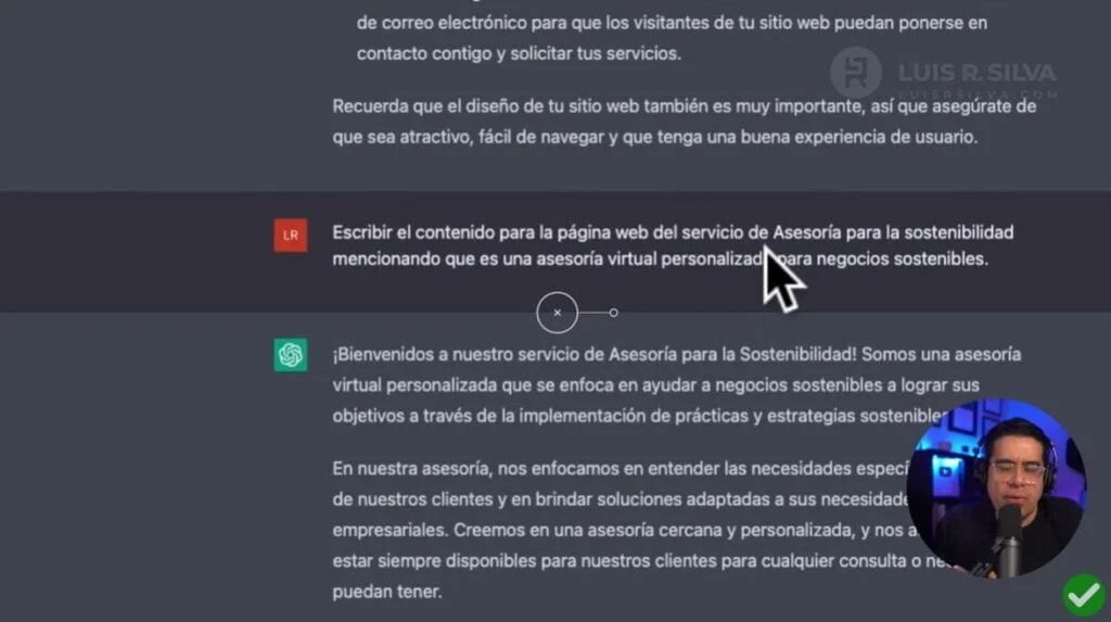 Crear una web con ChatGPT y Bing Chat