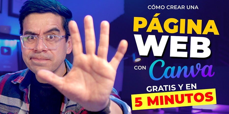 Cómo Crear Una Página Web Con CANVA Gratis Y En 5 Minutos - LUIS R. SILVA