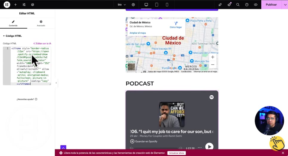 Agregar audio