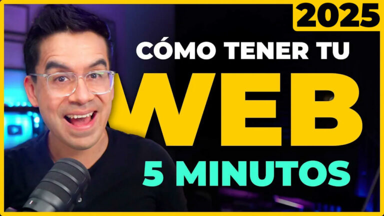 Cómo tener una página web para negocio en 2025 ¡En 5 minutos!