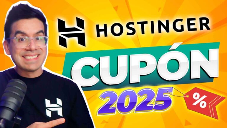 Mejor CUPÓN de DESCUENTO Hostinger dominio gratis 2025