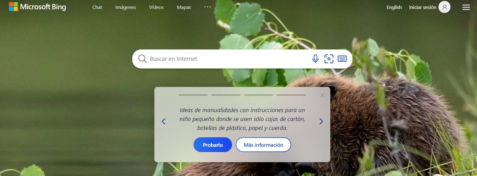 Usar Bing
