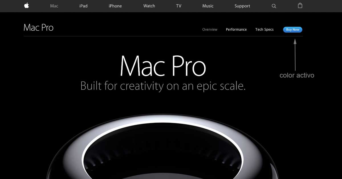colores psicologia venatas apple ejemplo