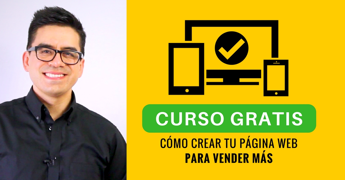 como crear pagina web vender mas curso gratis