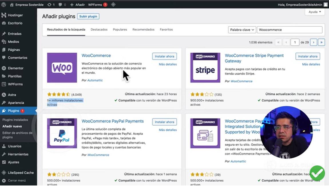 Crear una página web en WordPress