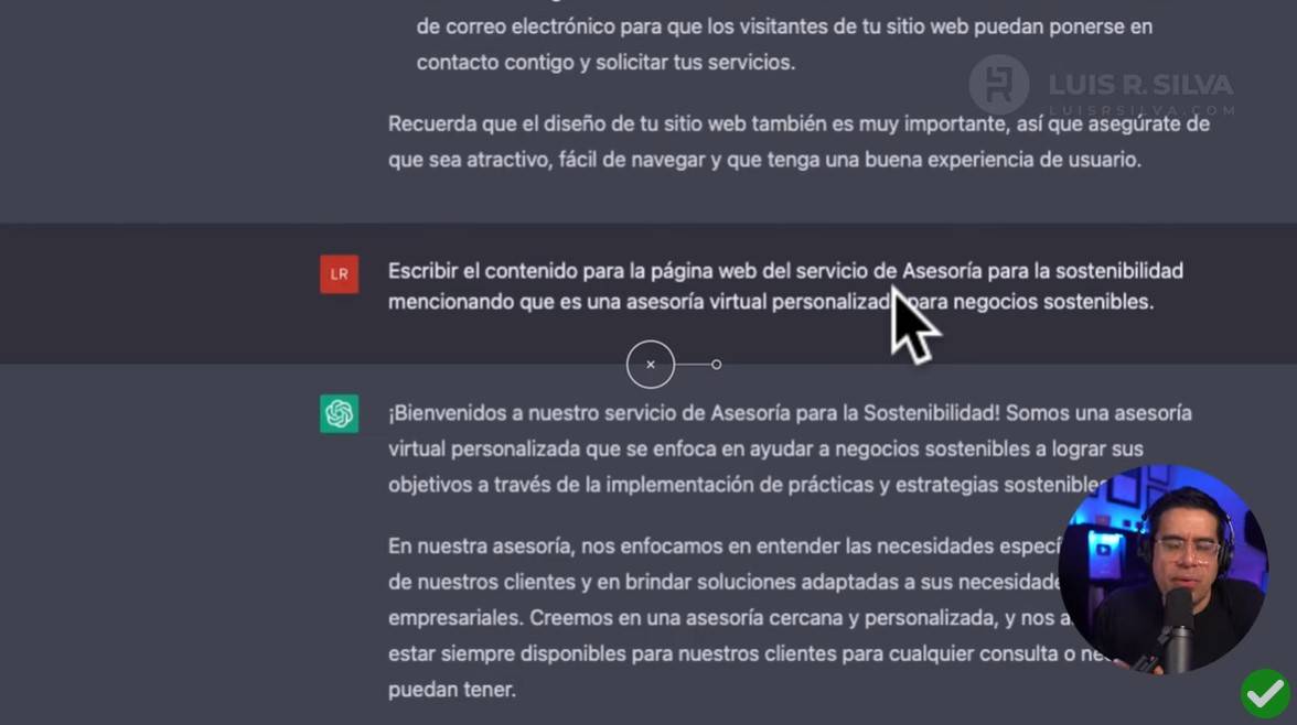 Crear una web con ChatGPT y Bing Chat