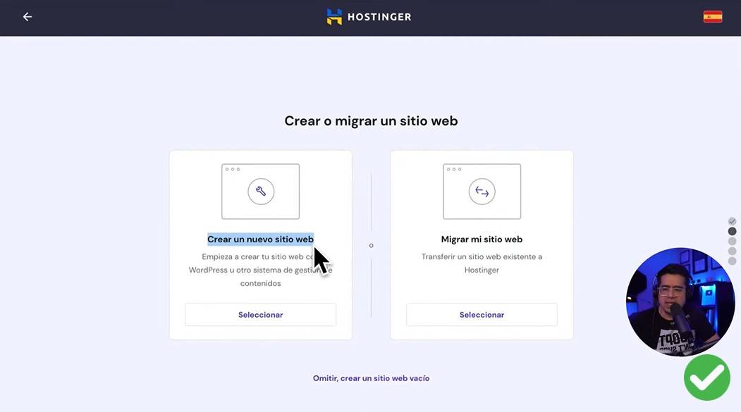 Hosting barato con Hostinger