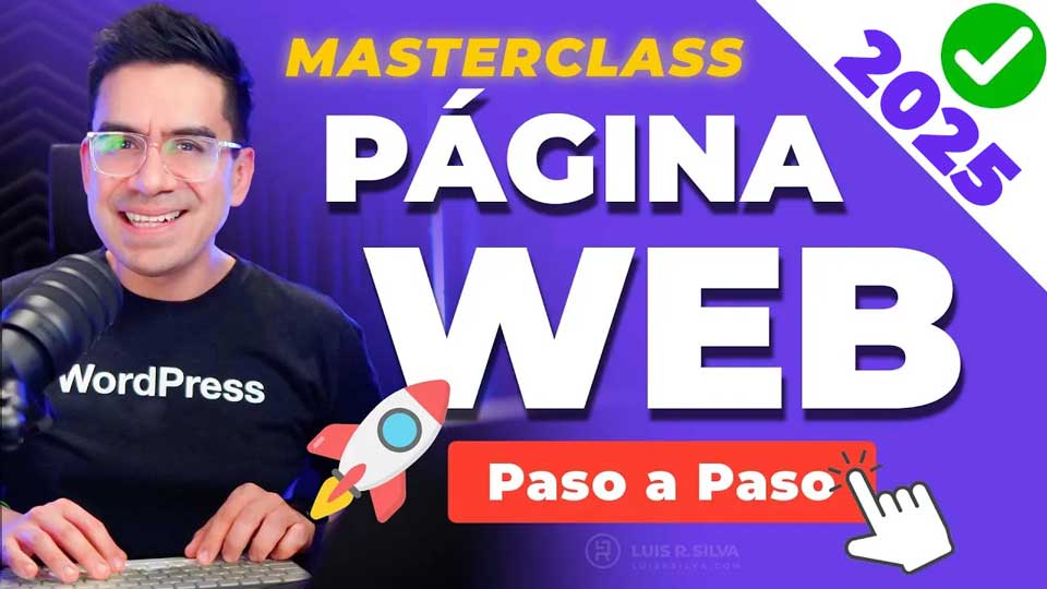 Webinar gratuito cómo crear una página web 2025