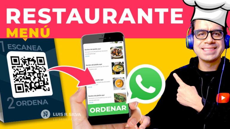 Cómo crear una PÁGINA WEB para RESTAURANTE con menú digital y ACEPTAR PEDIDOS EN LÍNEA