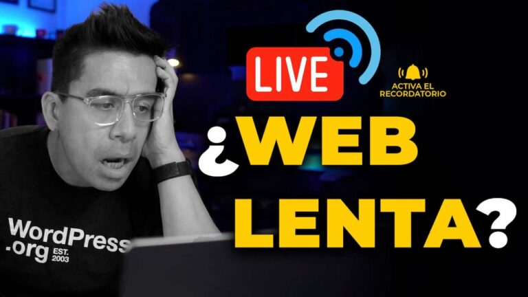 Solución para una web lenta