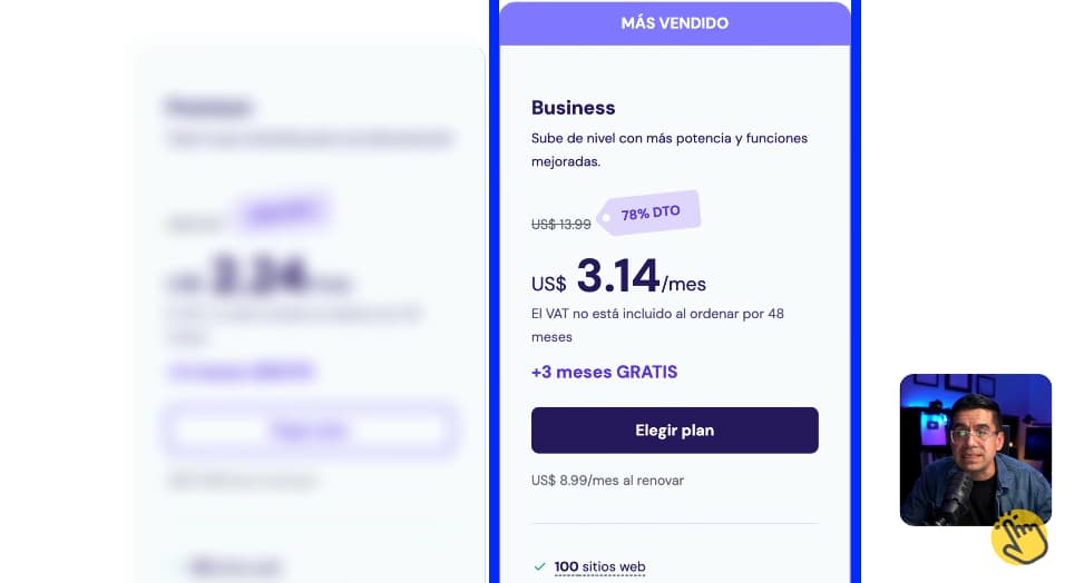 Contratar Hostinger para cambiar de hosting