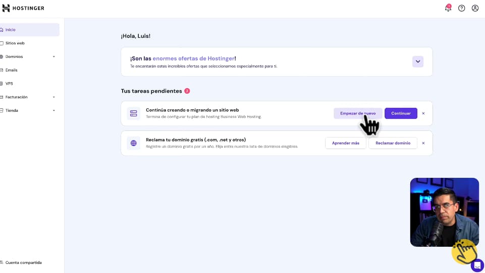 Migrar WordPress a Hostinger
