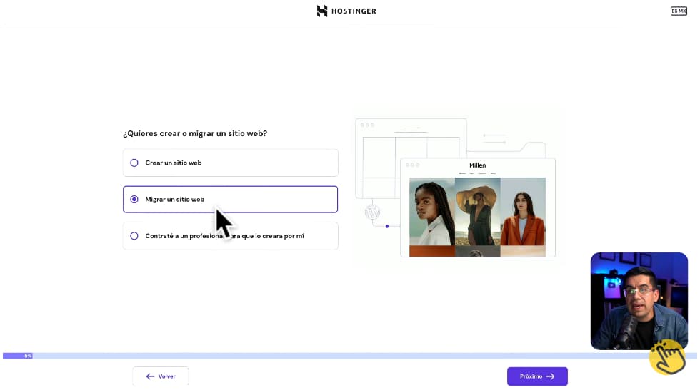 Migrar sitio web a Hostinger