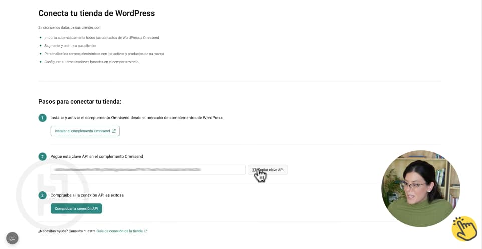 Conectar Omnisend con sitio web