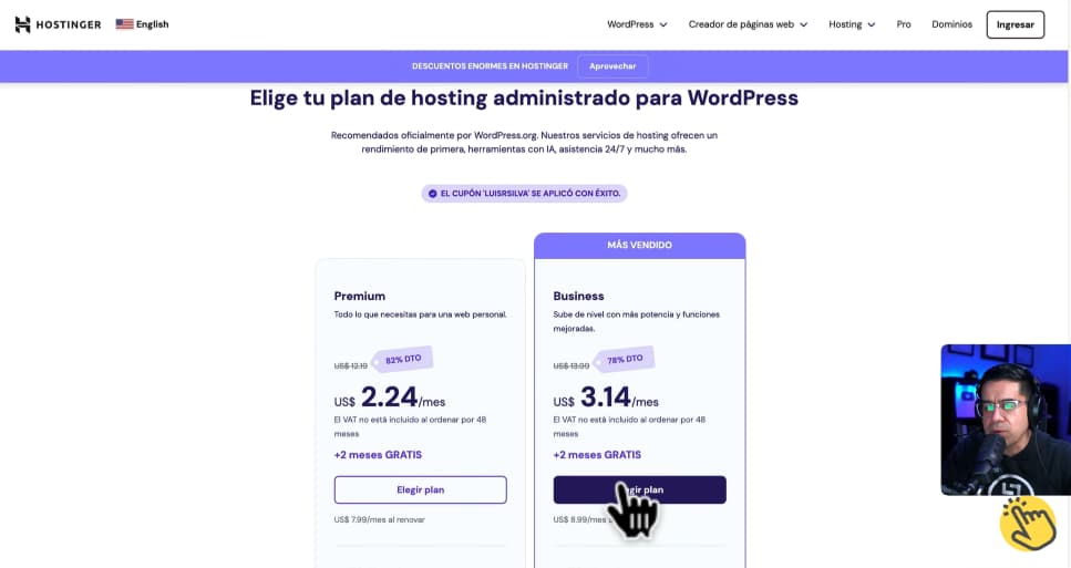 Hostinger con descuento