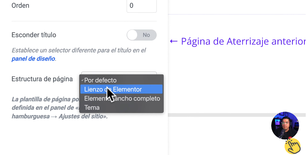 Quitar distracciones en página de ventas