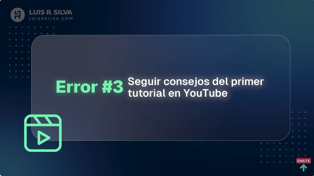 Seguir el primer tutorial de YouTube