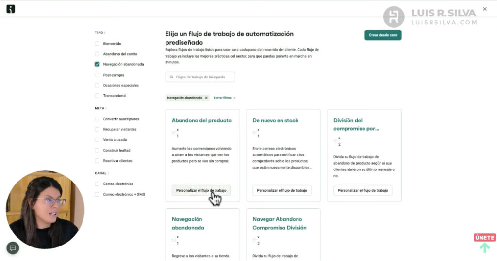 Crear automatización para abandono del producto y vender más