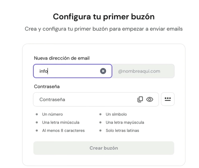 Crear correo electrónico profesional