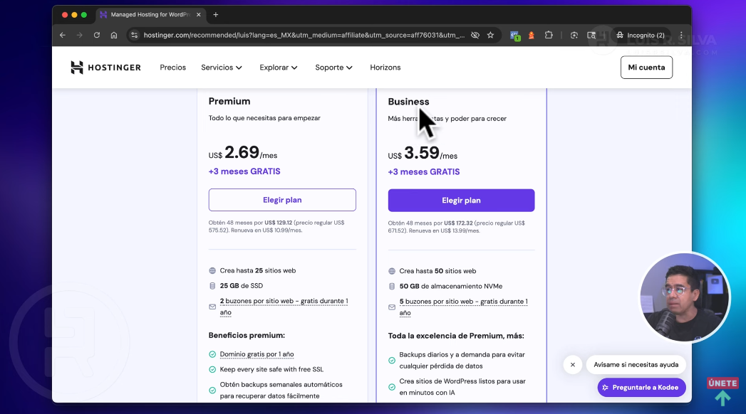 Obtener Hostinger con descuento