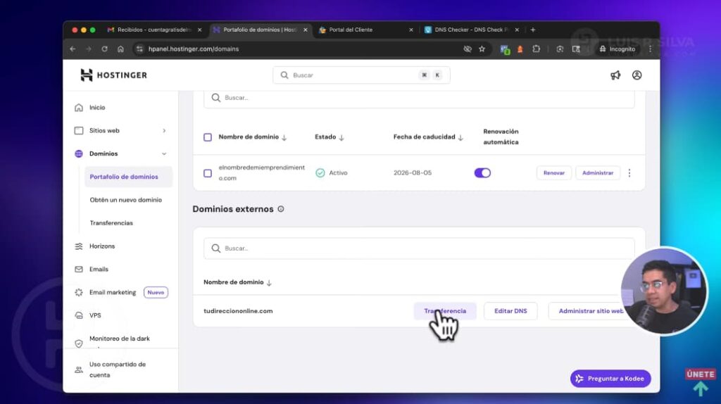 Transferencia de dominio