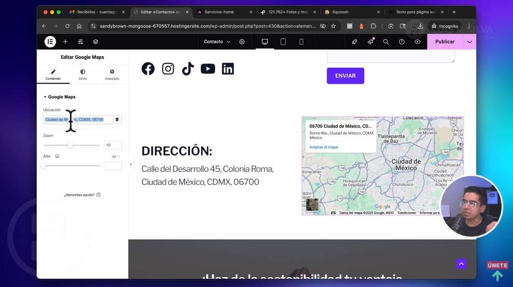 Cómo agregar un mapa a tu página web