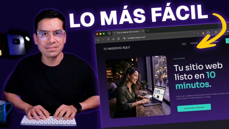 Cómo crear una página web con Inteligencia Artificial en 10 minutos