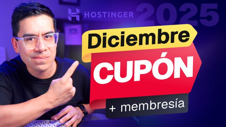 Mejor CUPÓN de DESCUENTO Hostinger dominio gratis 2025