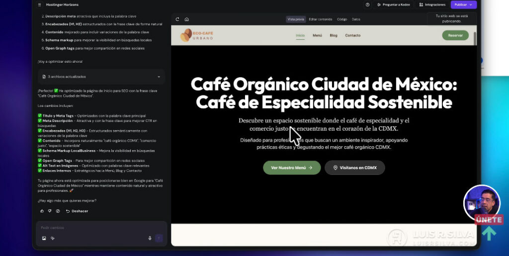 Optimización SEO en Horizons