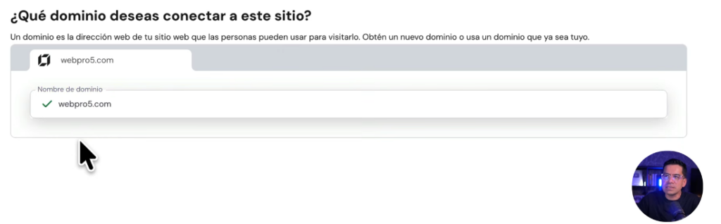 Conectar dominio y sitio web