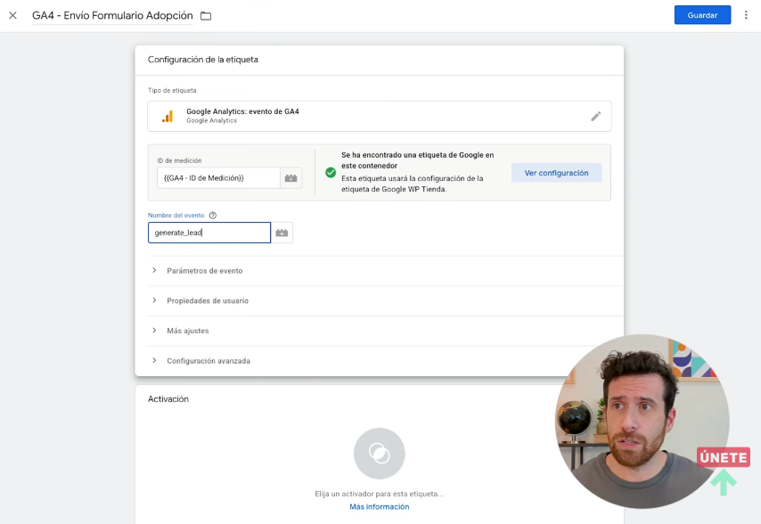 Crear evento personalizado en Google Analytics para principiantes
