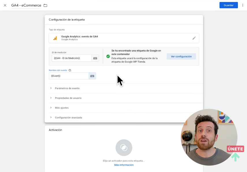 Configurar el seguimiento de e-commerce