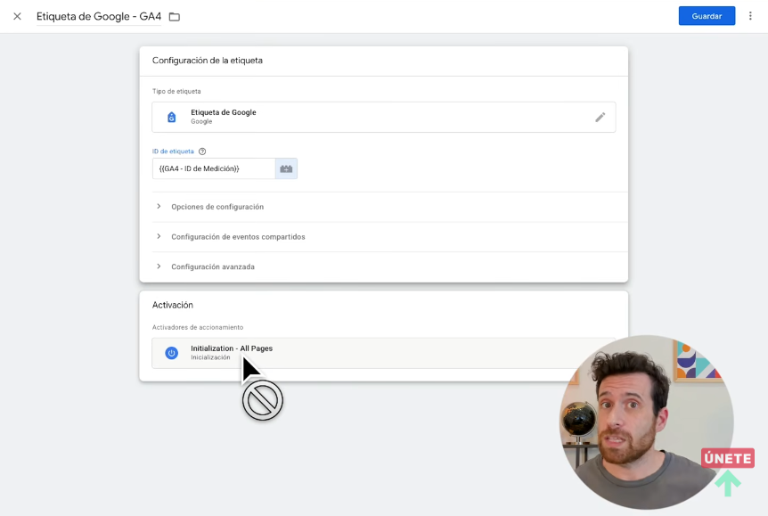 Conectar Google Analytics 4 con Google Tag Manager