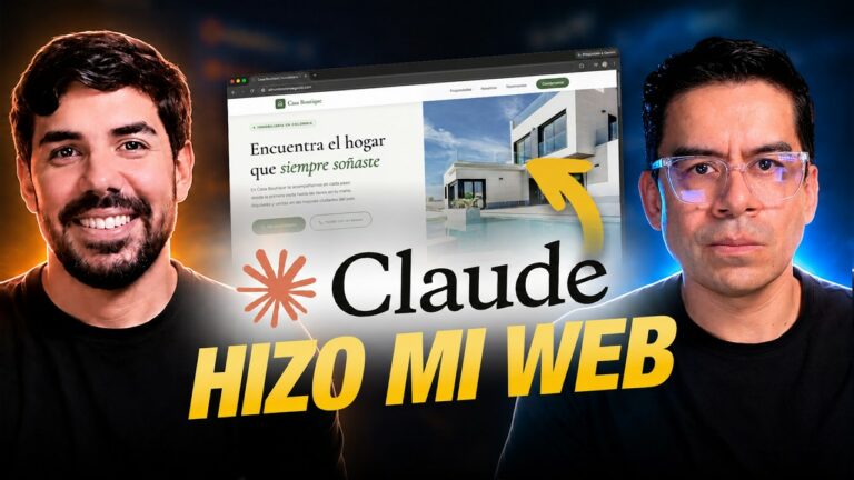 Cómo crear una página web con Claude