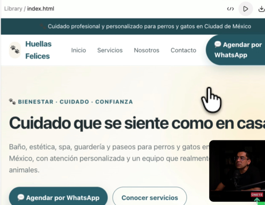 Crear una página web con ChatGPT gratis